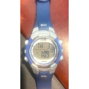 Women's 34mm Blue and Gray Timex I440 Sport Watch, WR 50M